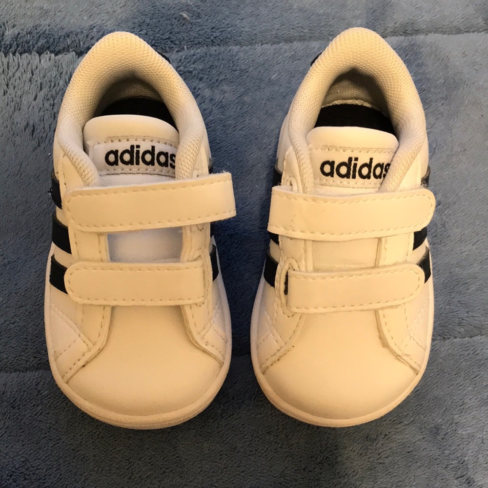 Adidas size 3 baby shoes